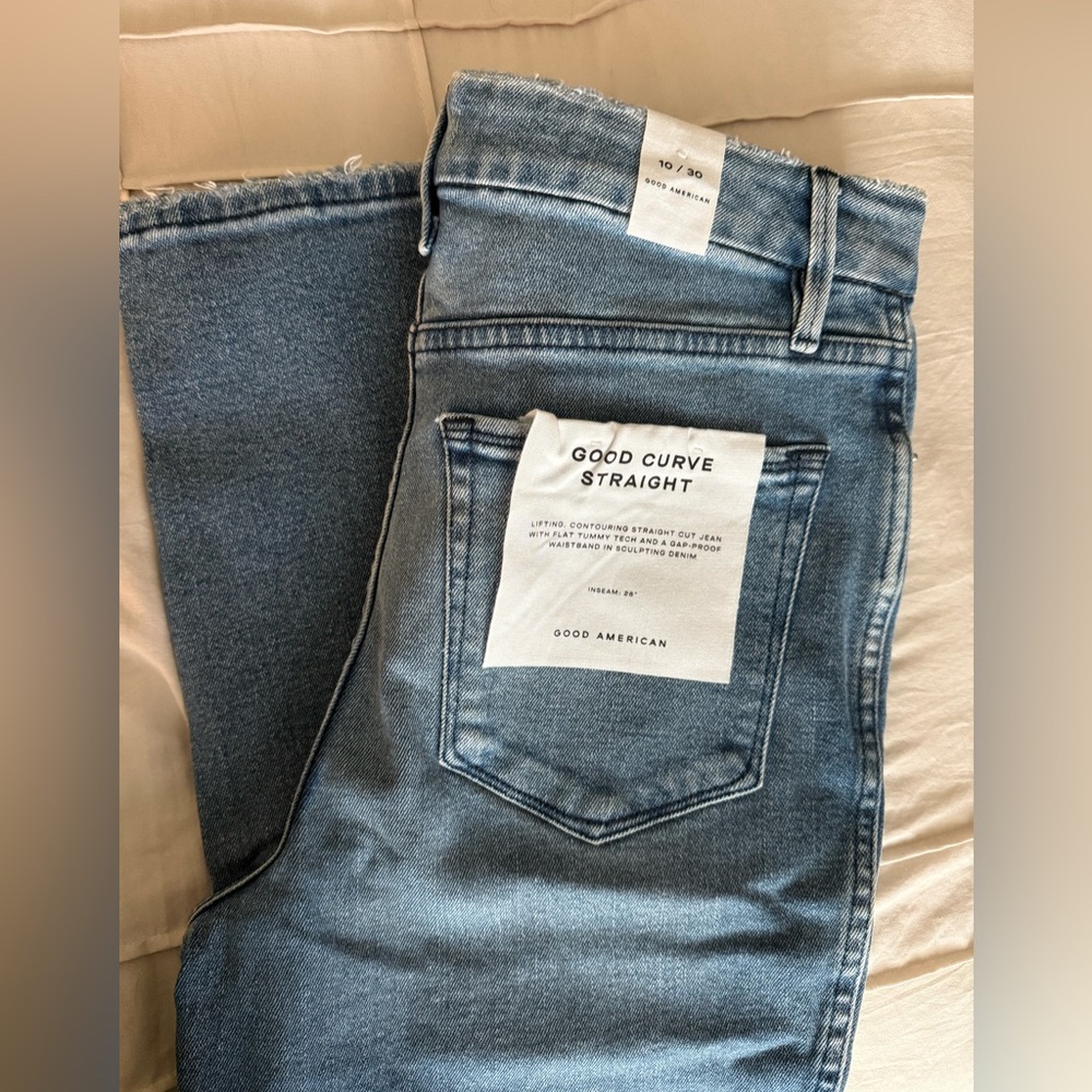 Good American Jeans Curve Straight NWT